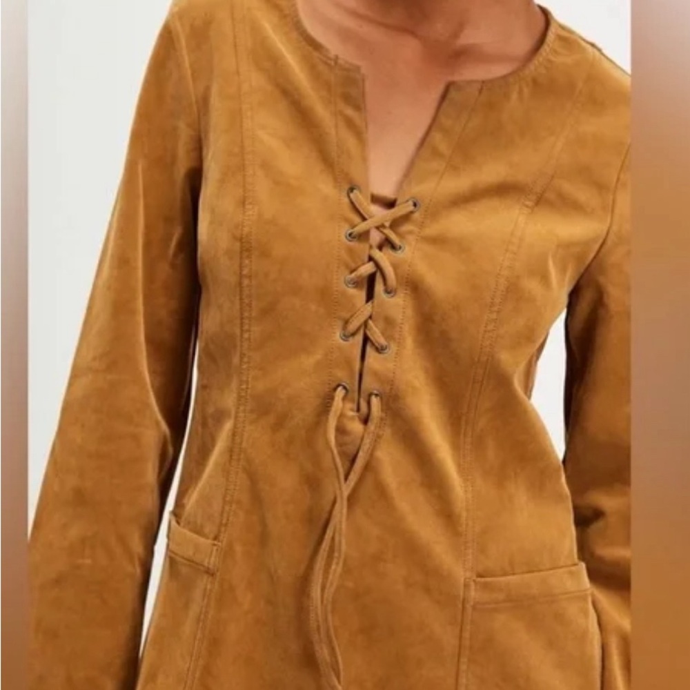 Free People Bradley Faux Suede Mini Dress❤️ NWOT - Picture 5 of 5